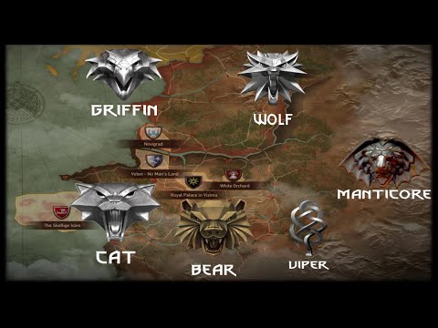 The Origin and Location of Every Witcher School