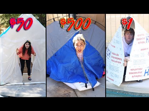 $1 vs $500 SURVIVAL CHALLENGE winner gets $10,000 Challenge!
