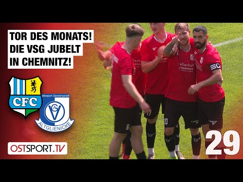 TOR des MONATS! Die VSG jubelt in Chemnitz: CFC - Altglienicke | Regionalliga Nordost