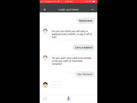 credit card helper demo