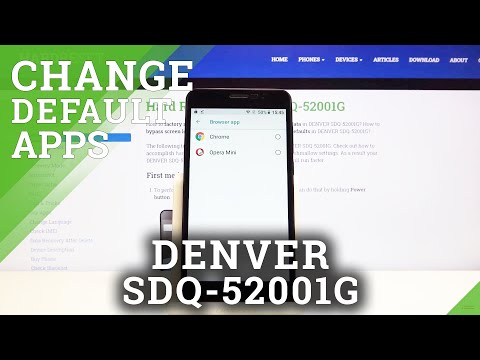 How to Change Default Apps List – Programs Settings on DENVER SDQ-52001G