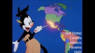 Nations of the World -  With Lyrics -  Animaniacs