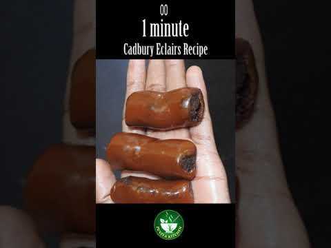 Cadbury Eclairs Recipe - 1 minute Recipe Showing #Shorts #PuviyaKitchen