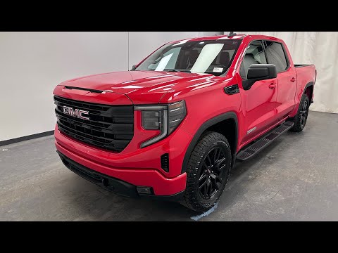 2022 GMC Sierra 1500 Crew Cab Short Box 4-Wheel Drive Elevation in Red for sale at Davis GMC Buick Lethbridge in Lethbridge, AB