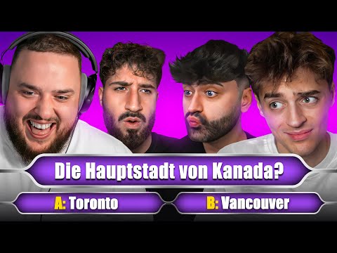 Quizshow, ABER jede Frage wird SCHWERER!🧐 mit Reeze, Wichtiger, Sierra Kidd, Lézan & Huytastic