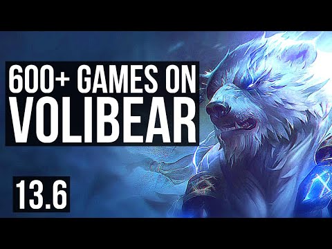 VOLIBEAR vs GALIO (MID) | 1.6M mastery, 600+ games, Legendary, 14/3/3 | KR Master | 13.6