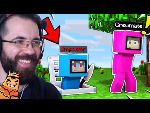 Minecraft Among Us SAKLAMBAÇ OYNADIK! EN KOMİK SAKLAMBAÇ