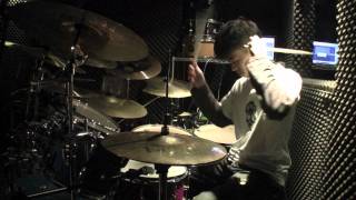 As I Lay Dying - Upside Down Kingdom (drum cover) by Wilfred Ho