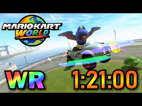 [WR] Mario Kart World Speedrun - All 30 Tracks in 1:21:00 by Jcool114