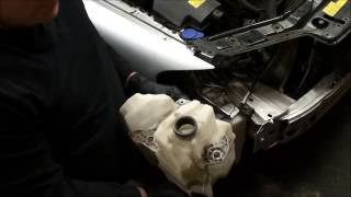 How to replace windshield wiper reservoir tank on a 2001 Volvo S60