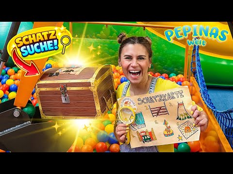 💎 SCHATZSUCHE im INDOOR-SPIELPLATZ 🔍 Pepina spielt im Lina Laune Land ✨Spielerisch Lernen für Kinder