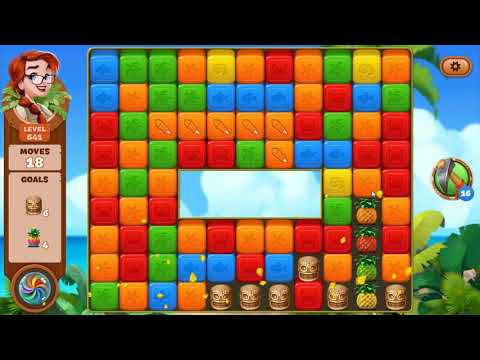 Lost Island Blast Adventure Level 641 - No Boosters