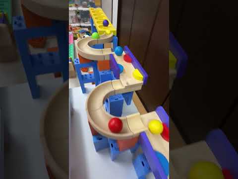 マーブルランレース Trix Track and HABA mixed course 15 #マーブルラン #marblerun #marblesrace #ビー玉転がし #Trix Track