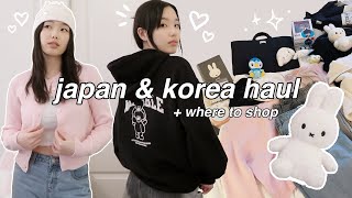 WHAT I BOUGHT IN KOREA & JAPAN: where to shop, favorite brands, fashion trends, try-on haul