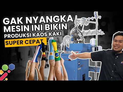 BIKIN RAJUT KAOS KAKI SEKARANG MAKIN GAMPANG !! | Rhinotec Knitting Machine