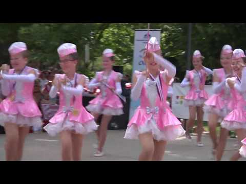 Mistrovská pódiová formace  - Minipanenky - MČR NBTA Poděbrady 2017