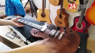 Video thumbnail for Gibson Les Paul Studio Faded 2016 Worn Brown unboxing by 24music.sk e-shop hudobniny