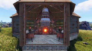 i built the strongest furnace base in rust...