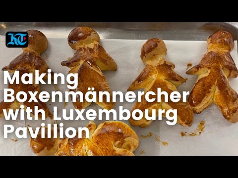 Making Boxenmännercher with Luxembourg Pavilion