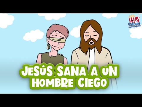 Caricaturas Para Niños | Jesús Sana A Un Hombre Ciego