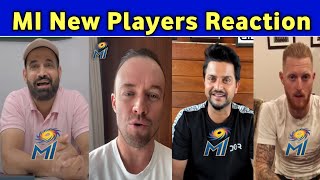 IPL 2023 - MI New Players Reaction After Joined MI Team || Mumbai Indians New Players ||