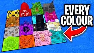 I Built an EVERY COLOUR Base in Minecraft Hardcore!