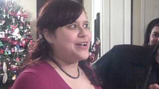 Drunk Singing 12 Days of Christmas -  Christmas Party 2008