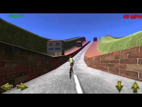 Downhill bikes climb Video