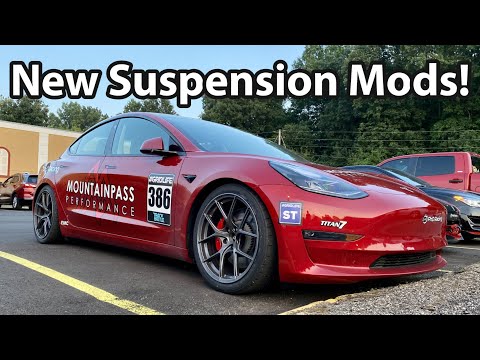 Tesla Model 3 Gets New Mods! Camber Time! w/ Mountainpass Performance