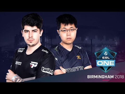 Dota 2 - paiN Gaming vs. Fnatic - Game 2 - Third Place Match - ESL One Birmingham 2018