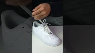 ⚠️HOW TO LACE Nike AIR FORCE 1(Loosely Style)⚠️