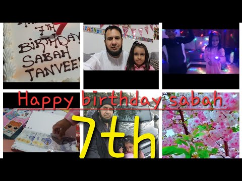 Best wishes Happy birthday 🎂 & sabah birthday party 🎉 🥳 gifts 🎁 |shaka vlog | uk 🇬🇧