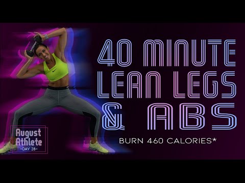 40 Minute Lean Legs and Abs Workout 🔥Burn 460 Calories!* 🔥Sydney Cummings