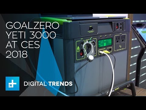 GoalZero Yeti 3000 Electric Mobile Generator at CES 2018