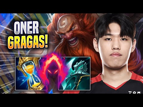 ONER IS SO CLEAN WITH GRAGAS! - T1 Oner Plays Gragas JUNGLE vs Graves! | Season 2022