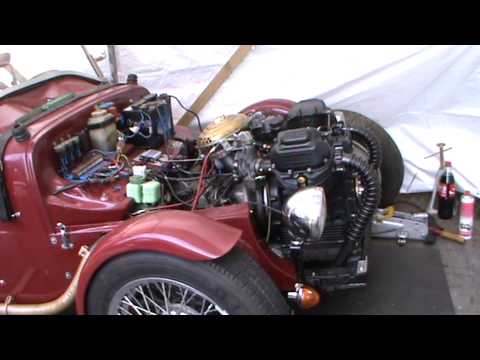 Lomax 223 first start with Guzzi engine