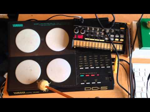 How to use a Yamaha DD 5 to trigger a Korg Volca Beats