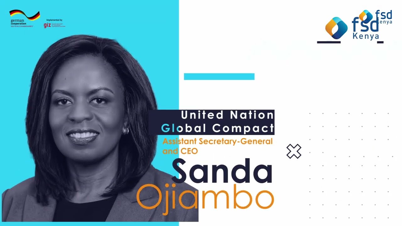 Sanda Ojiambo, UN Global Compact, speaks at the Green Finance Kenya 2025 Roundtable