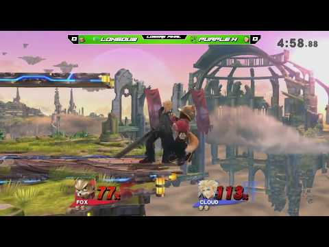 CCE:R - ER | LoNg0uw (Fox) Vs. TCL | Purple-H (Cloud) - Losers Finals - Smash 4