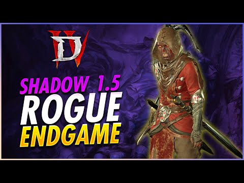 Updated Rogue Shadow Build For End Game Is CRAZY! 50-100 Guide - Diablo 4