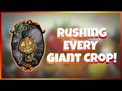 RUSHING ALL THE GIANT CROPS AS WORMWOOD!!! - Don't Starve Together Challenge Run