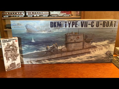 WW2 1/35 DKM Type VII-C U-Boat, German Submariners & Commanders. Border Models reviews