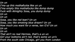 Chief Keef - Un Un (Official Screen Lyrics)
