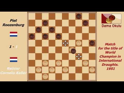 15. Reinier Cornelis Keller - Piet Roozenburg. WK-match 1951.