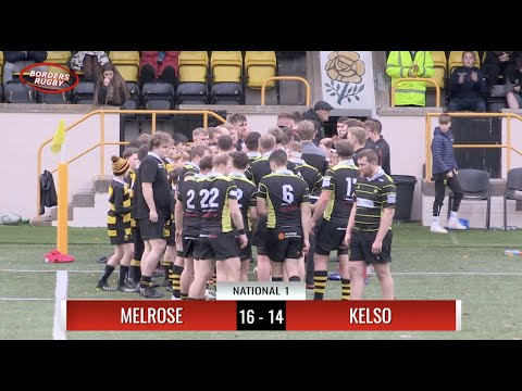 RUGBY REPORT: MELROSE 16-14 KELSO - NATIONAL 1 - 29.10.22
