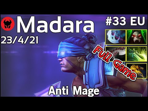 Madara [Vega] plays Anti Mage!!! Dota 2 Full Game 7.20