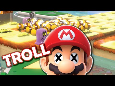 Super Mario 3D World but it's A HUGE TROLL LEVEL