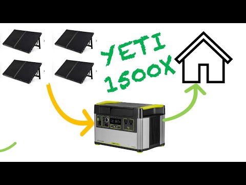 Goal Zero Yeti 1500X Power Station – The Best Solar Power Generator Money Can Buy!!