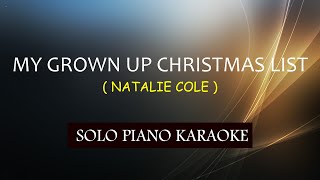 MY GROWN UP CHRISTMAS LIST ( NATALIE COLE ) COVER_CY