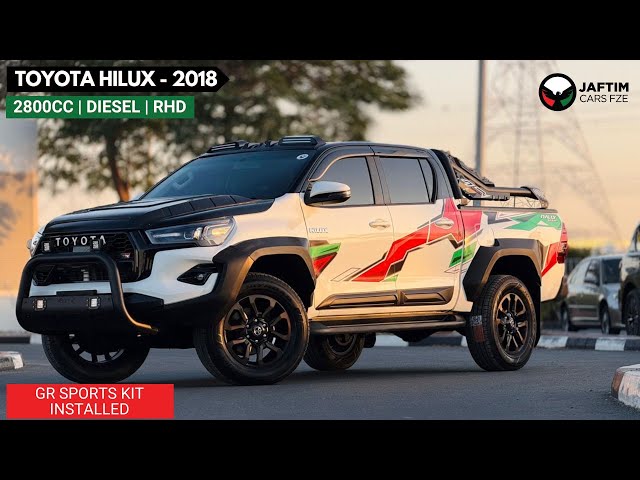 Toyota Hilux DLS GR SPORTS BODY KIT INSTALLED | LEATHER SEATS | NUDGE BAR | SPORTS BAR | 2.8L DIESEL ENGINE | AUTO | video